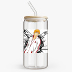 Банка с бамбуковой крышкой