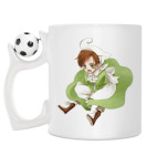 Кружка с футбольным мячиком