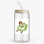 Банка с бамбуковой крышкой