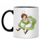 Кружка двухцветная