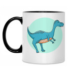 Кружка двухцветная