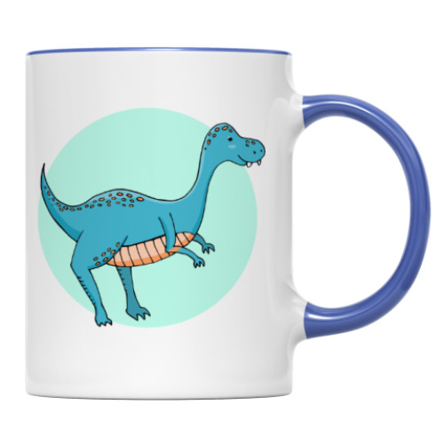 Кружка с принтом Динозаврик