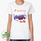 Женская футболка органик