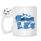 Кружка с футбольным мячиком