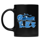 Кружка цветная UV-DTF