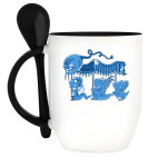 Кружка с ложкой