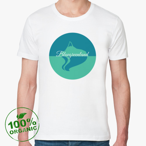 Футболка из органик-хлопка Bluegreenland лого