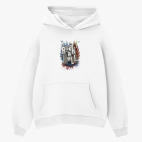 Толстовка худи оверсайз