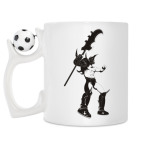 Кружка с футбольным мячиком
