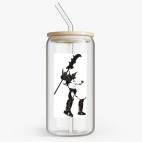 Банка с бамбуковой крышкой