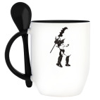 Кружка с ложкой