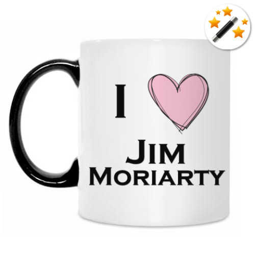 Кружка-хамелеон I <3 Moriarty