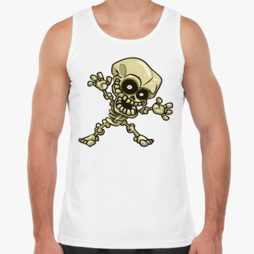 Майка с принтом Прикольный Скелетик