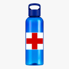 Прозрачная спортивная бутылка