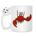 Кружка с футбольным мячиком