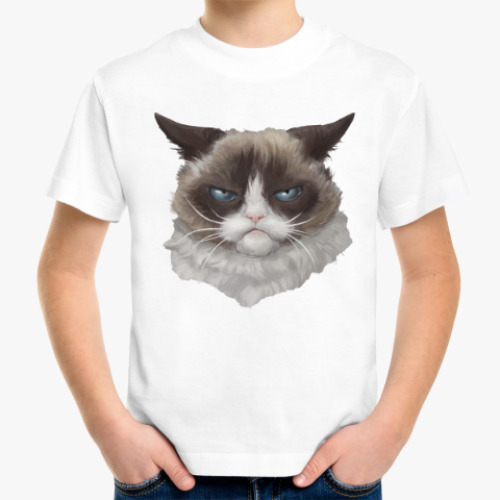Детская футболка Grumpy Cat / Сердитый Кот