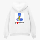 Толстовка худи оверсайз