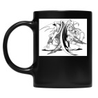 Кружка цветная UV-DTF