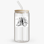 Банка с бамбуковой крышкой