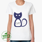 Женская футболка органик