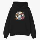 Толстовка худи оверсайз