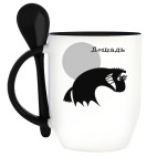 Кружка с ложкой