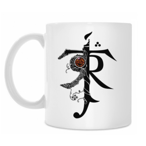 Кружка с принтом 'Толкиеновская Руна'