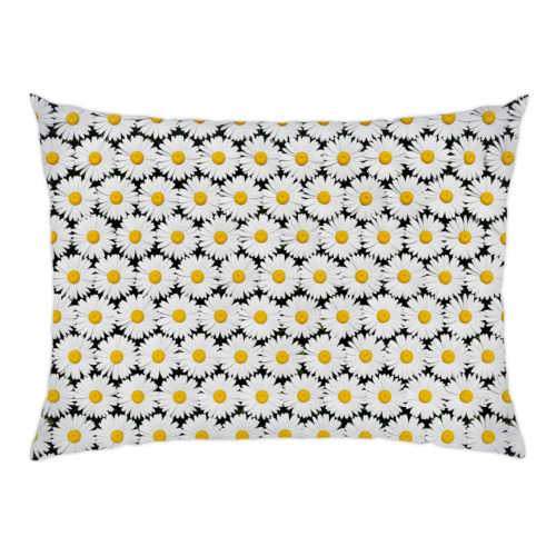 Подушка с принтом Ромашки