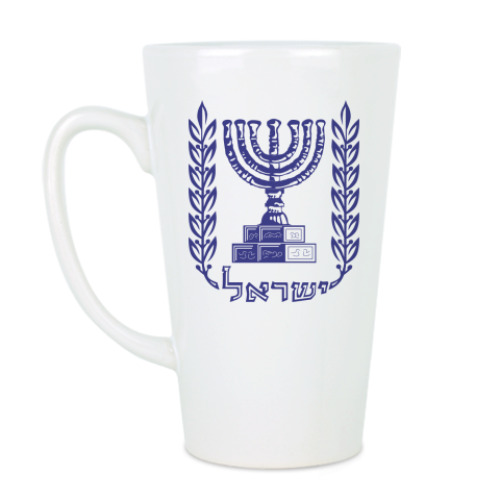 Чашка Латте Герб Израиля