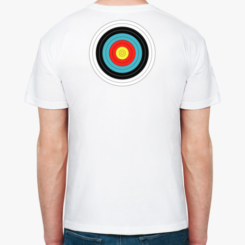 Футболка с принтом Ходячая цель