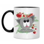 Кружка двухцветная