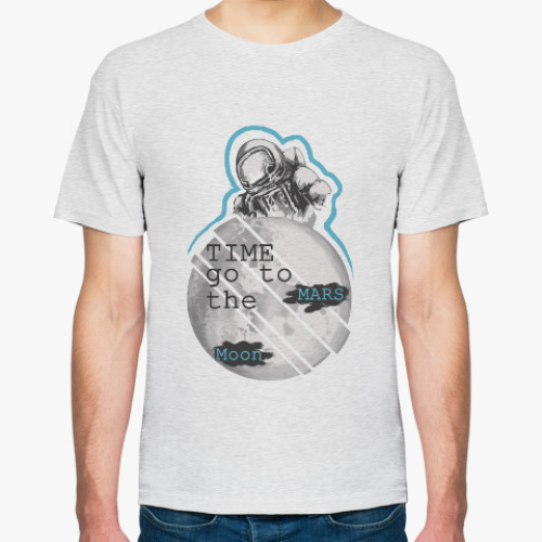 Футболка с принтом MARS