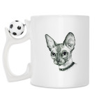 Кружка с футбольным мячиком