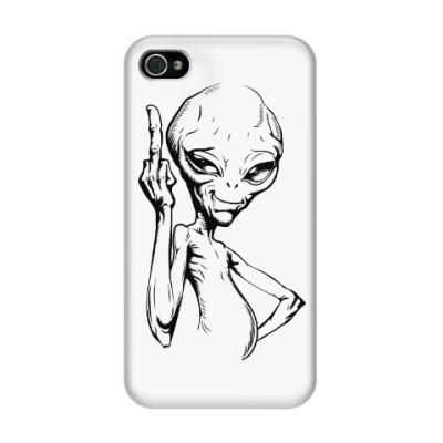 Chehol Dlya Iphone 4 4s Smeshnoj Prishelec Funny Alien Kupit Na Printdirect Ru 7875757 808