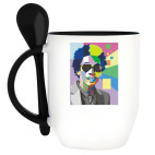 Кружка с ложкой