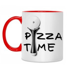 Двухцветная кружка Pizza Time