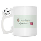 Кружка с футбольным мячиком