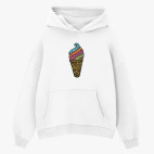 Толстовка худи оверсайз