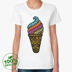 Женская футболка органик