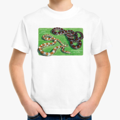 Детская футболка с принтом E.guttata miami