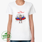 Женская футболка органик