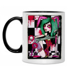 Кружка двухцветная