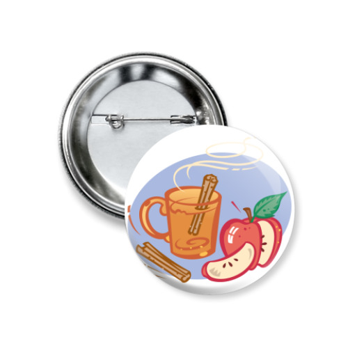 Значок 37мм Глинтвейн