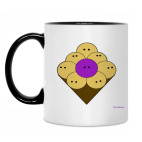 Кружка двухцветная