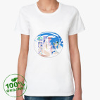 Женская футболка органик