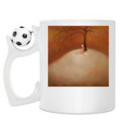 Кружка с футбольным мячиком