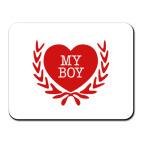 Коврик для мыши i love my boy