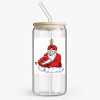 Банка с бамбуковой крышкой