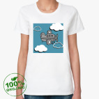Женская футболка органик