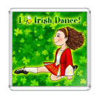 Магнит 6.5 x 6.5 см Irish Dance